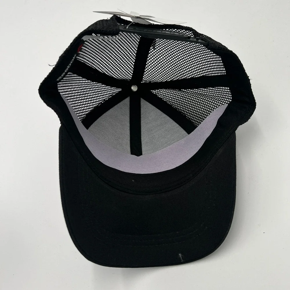 Reebok UFC Womens Trucker Hat Black Iridescent Holographic Snapback Cap NEW - Picture 5 of 7